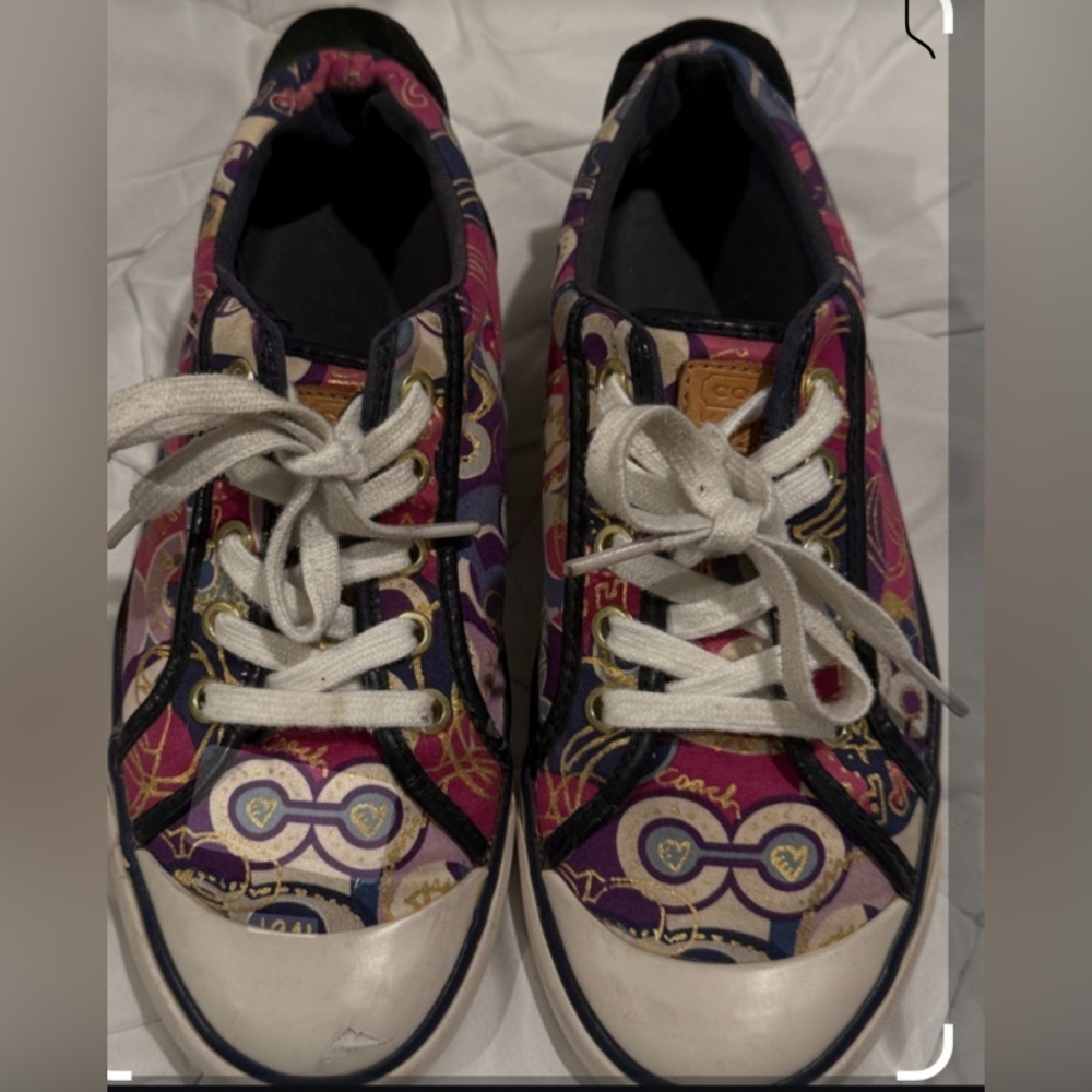 Coach Barrett Sneakers SZ 7/8 - Picture 3 of 11
